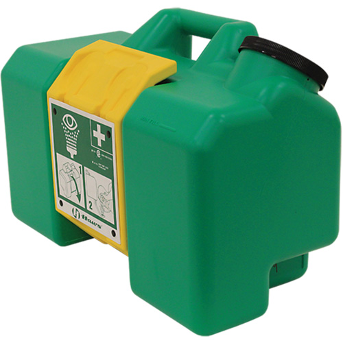 Eyewash Station, Gravity-Fed, 9 gal. Capacity, Meets ANSI Z358.1 - Haws 7501