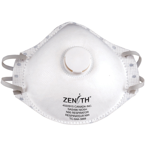 Respirateur contre les particules, N95, Certifi&eacute; NIOSH, Moyen/grand - Produits de sécurité Zenith 
