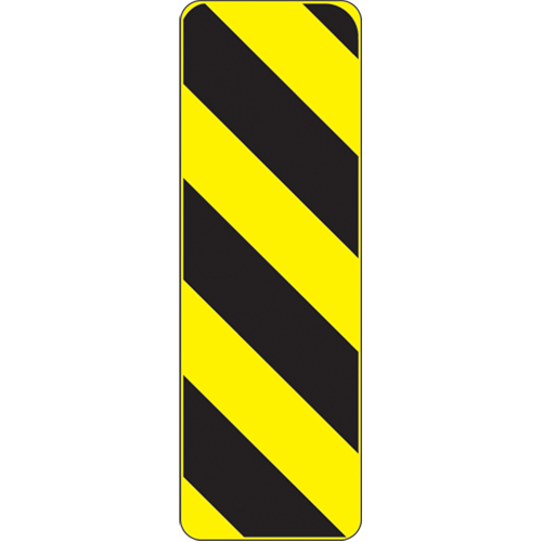 Panneau de circulation - danger, 36" x 12", Aluminium, Pictogramme - Accuform NMC FRW843HP