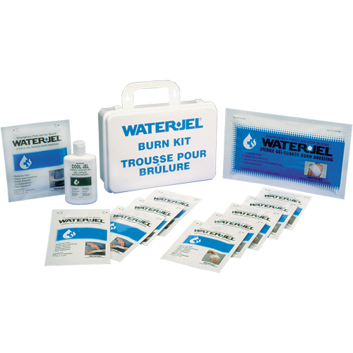 Water Jel&reg; - Emergency Burn Kits, 16-unit Plastic Box, Class 2 -  