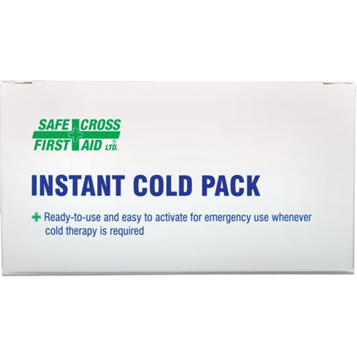 Instant Compress Packs, Cold, Single Use, 4" x 6" - Safecross 14189