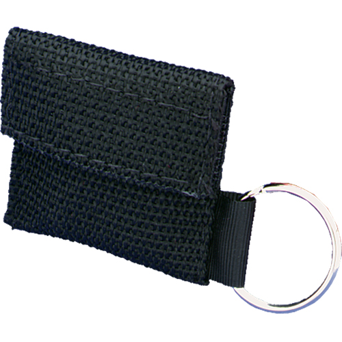 CPR Faceshields In Pouch with Key Ring, Single Use Faceshield, Class 2 - Safecross 17750
