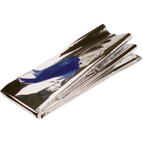 Couvertures de secours aluminis&eacute;es, Polyester aluminis&eacute; -  