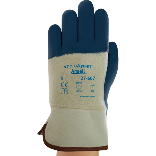 Gants enduits ActivArmr Hycron 27-602, 8, Rev&ecirc;tement Nitrile, Enveloppe en Coton - Ansell 2760711080