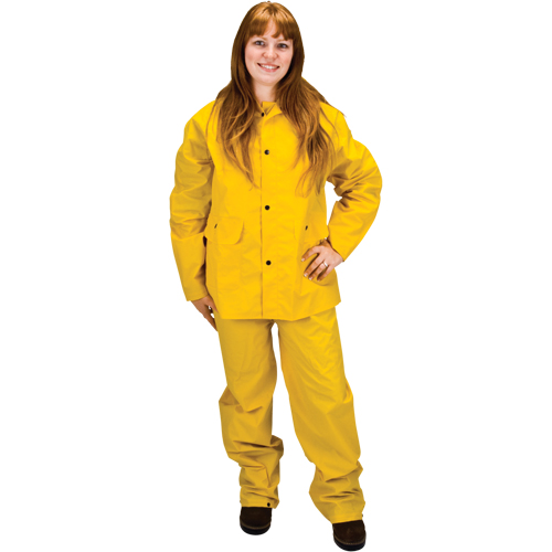 V&ecirc;tements imperm&eacute;ables RZ100, Polyester/PVC, T-Grand, Jaune - Produits de sécurité Zenith 