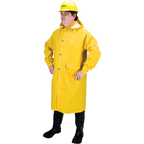 Imperm&eacute;able long RZ205, Polyester, 3T-Grand, Jaune - Produits de sécurité Zenith 