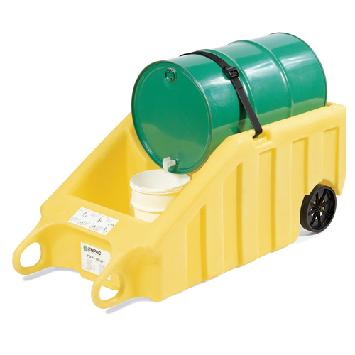 Poly-Dolly, 69" lo x 31,7" la x 26,5" h, Cap. de d&eacute;versement 70 gal. US - Enpac 5300-YE