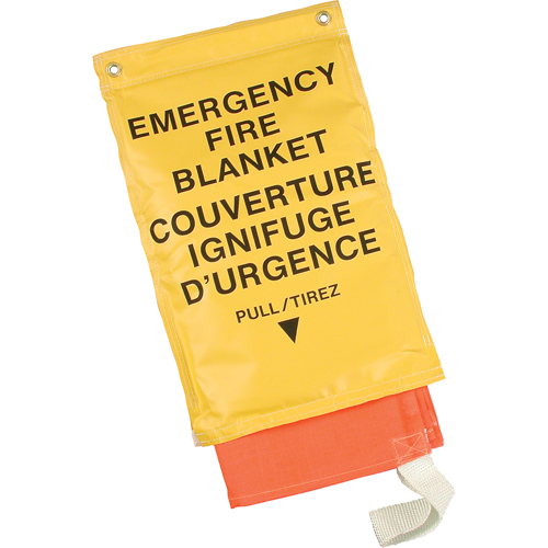 Emergency Fire Blankets, Fibreglass, 72"L x 72"W - Soper's 