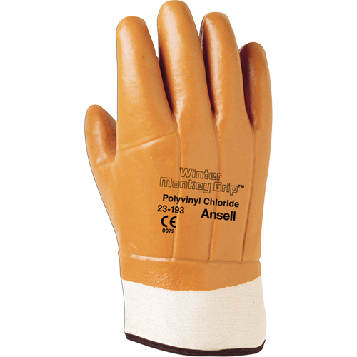 Gants d'hiver Monkey Grip 23-193, 10/T-Grand, R&ecirc;vetement PVC, Enveloppe en PVC - Ansell 2319311100