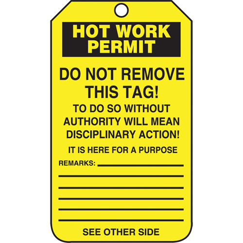 Inspection Tags, Cardstock, 3-1/8" W x 5-7/8" H, English - Accuform NMC TCS361CTP
