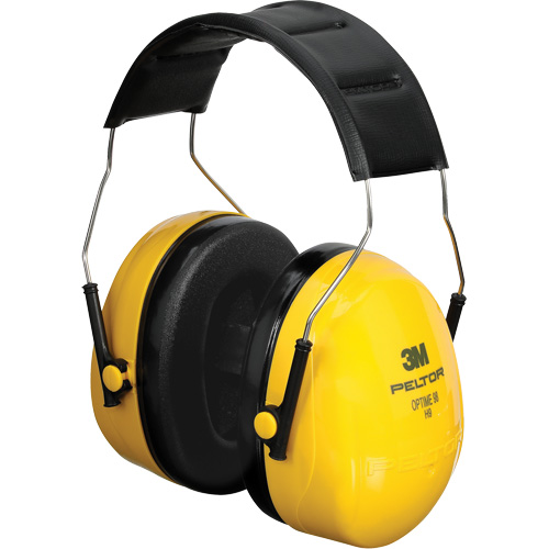 Serres-t&ecirc;tes de s&eacute;rie Peltor Optime 98, Bandeau, 24 NRR dB - 3M H9A