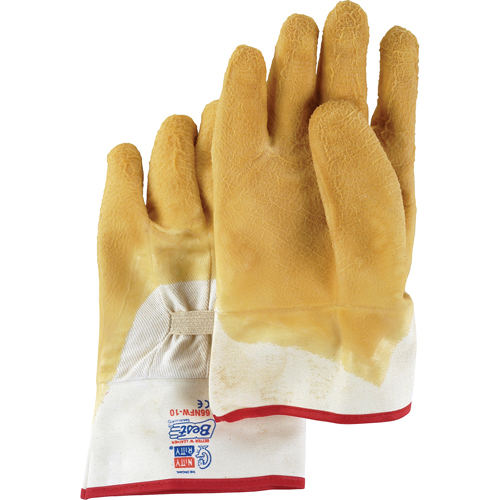 Gants enduits Nitty Gritty, 10/Grand, Rev&ecirc;tement Latex de caoutchouc, Enveloppe en Coton - Showa 66NFW-10
