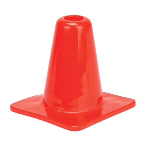 C&ocirc;ne de signalisation, 6", Orange - Produits de sécurité Zenith 