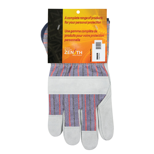 Superior Quality Fitters Gloves, Large, Split Cowhide Palm, Cotton Inner Lining - Zenith Safety Products 