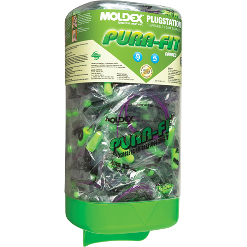 PlugStation&reg; with Corded Pura-Fit&reg; Earplugs - Moldex 6882