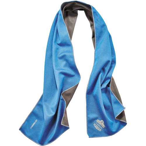 Serviette de refroidissement en microfibre Chill-Its 6602MF, Bleu - Ergodyne 12660