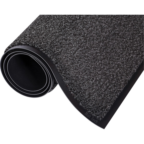 Dust-Star Entrance Mats, Wiper, 4' x 60' x 1/2", Charcoal - Mat Tech DSR454