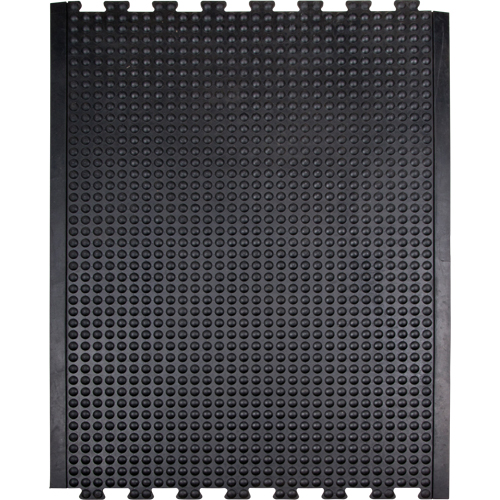 Anti-Fatigue Dome Matting, Bubbled, 3' x 4' x 1/2", Black, Rubber - Zenith Safety Products 