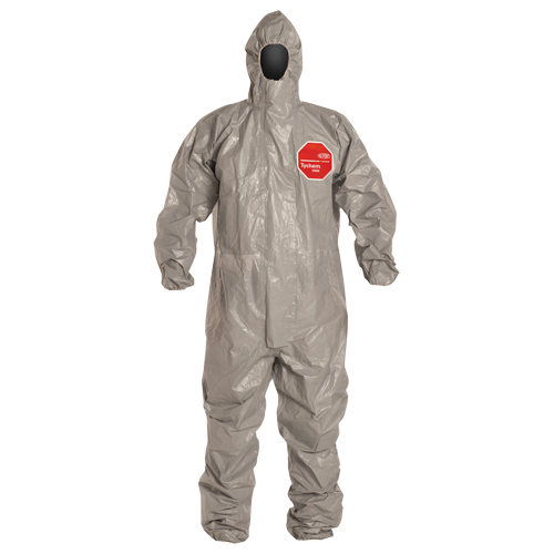 Tychem&reg; 6000 Coveralls, 3X-Large, Grey - Dupont Personal Protection TF145T-3X