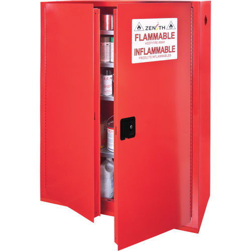 Paint/Ink Cabinet, 60 gal., 5 Shelves - Zenith Safety Products 