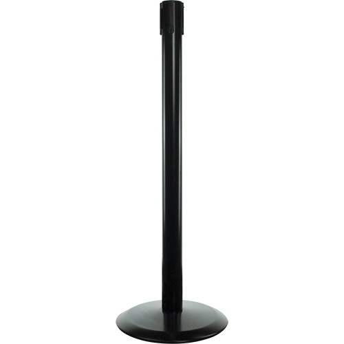 Marine Receiver Posts, 38" High, Black - Tensator MARINE POST-33-RCV