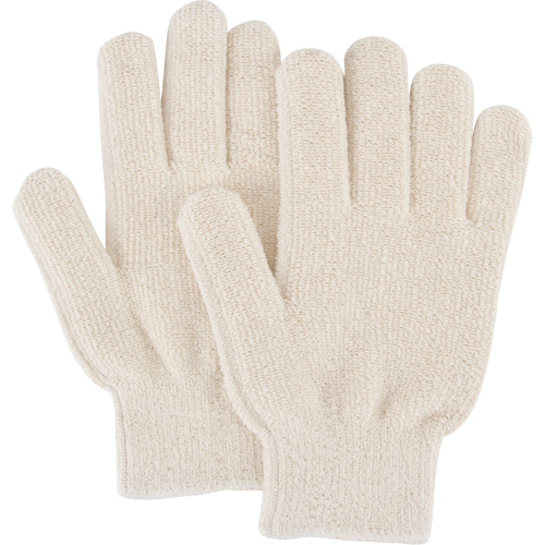 Gants r&eacute;sistants &agrave; la chaleur, Tissu &eacute;ponge, Grand, Prot&egrave;ge jusqu'&agrave; 212° F (100° C) - Produits de sécurité Zenith 