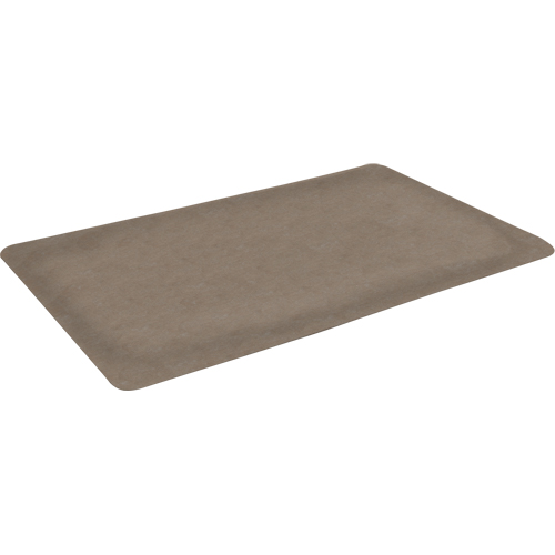 WD Elegance Mats, Smooth, 4' x 19' x 9/16", Beige, Vinyl Foam - Mat Tech WER1248TBSM-19