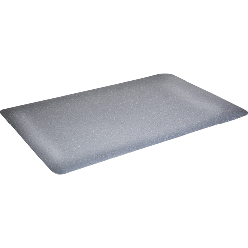 Tapis Foodmaster WD, Lisse, 2' x 14' x 9/16", Gris, Mousse de vinyle - Mat Tech WFR1224LGSM-14