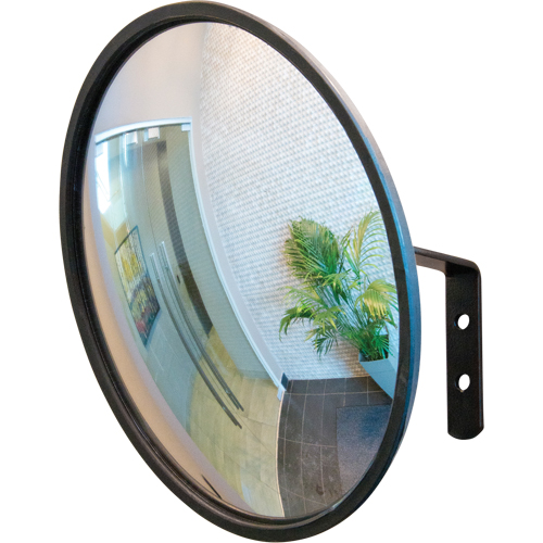 Miroir convexe avec support, Int&eacute;rieur/Ext&eacute;rieur, Diam&egrave;tre 36" - Produits de sécurité Zenith 
