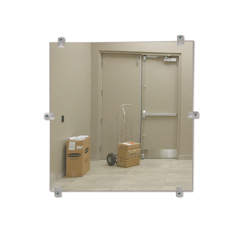 Miroir plat, 18" ha x 30" la, Non encadr&eacute; - Produits de sécurité Zenith 
