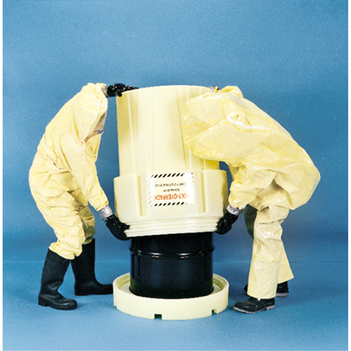 Barils de r&eacute;cup&eacute;ration Poly-Overpack 65, 65 gal. US, Stationnaire - Enpac 1065-YE
