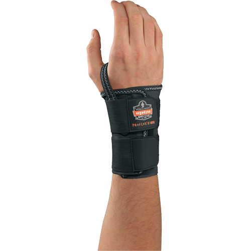 ProFlex&reg; 4010 Double Strap Wrist Support, Elastic, Right Hand, Large - Ergodyne 70026