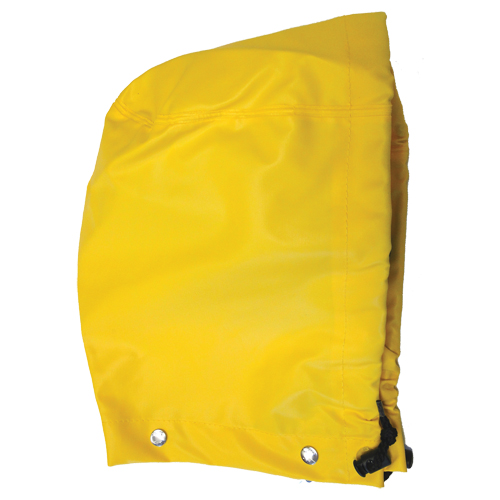 Journeyman&reg; Hood, One Size, Yellow, Polyester/PVC - Viking 5112