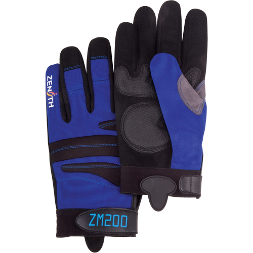 ZM200 Mechanic's Gloves, Synthetic Palm, Size Medium - Zenith Safety Products 