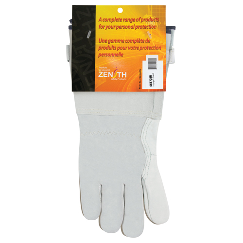 Standard-Duty Snug Wrist Work Gloves, X-Large, Goat Grain Palm - Zenith Safety Products 