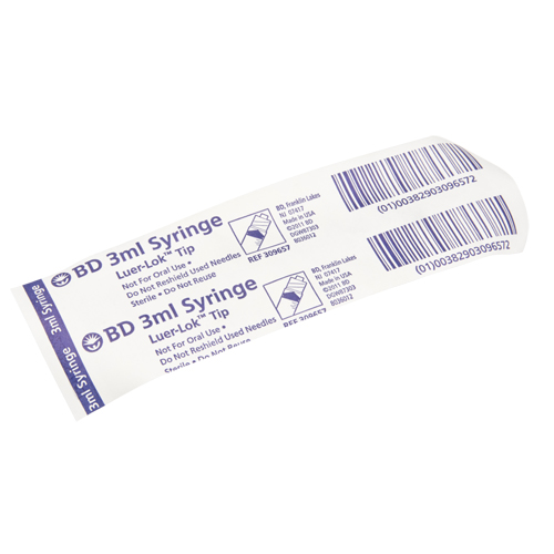 Syringe without Needle, 3 cc -  