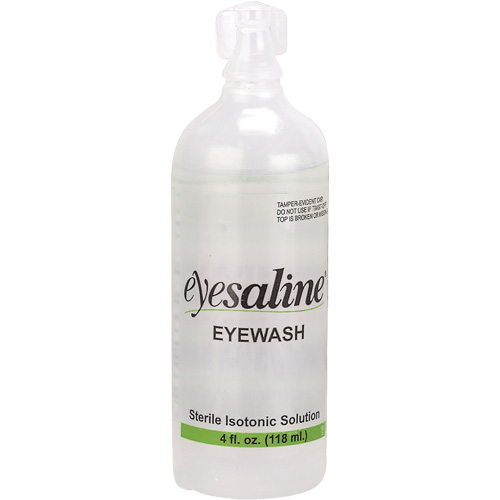 Saline Eyewash Bottles, Full Bottle, 4 oz. - PIP Global Safety 32-000452-0000