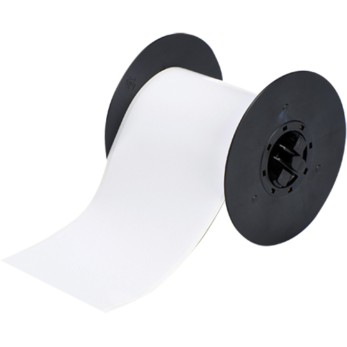 Ruban B-595 pour usage int&eacute;rieur/ext&eacute;rieur, Vinyle, Blanc, Largeur de 2,25" - Brady B30C-3000-595-WT