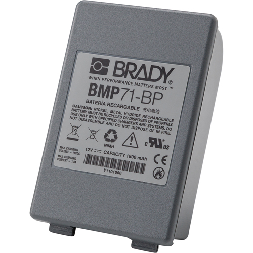 Bloc-pile pour &eacute;tiqueteuse BMP71 - Brady M71-BATT