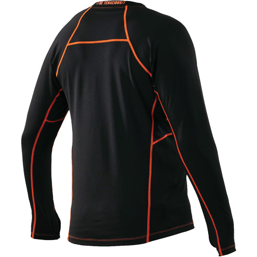 Long Sleeve Thermal Shirts, Men's, 2X-Large, Black - Ergodyne 40206