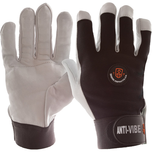 Anti-Vibration Air Glove&reg;, Size 2X-Large, Pearl Leather Palm - Impacto BG413XXL