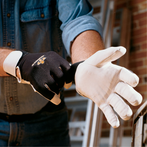 Anti-Vibration Air Glove&reg;, Size 2X-Large, Pearl Leather Palm - Impacto BG413XXL