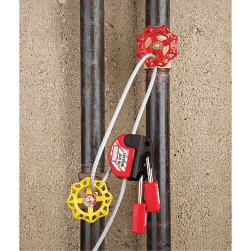 Verrou de c&acirc;ble ajustable, Longueur de 10' - Master Lock S806CBL10