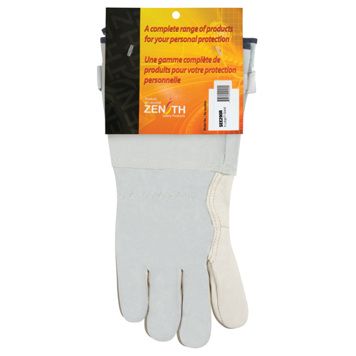 Gants de travail &agrave; ajustement d'usage standard, T-Grand, Paume en Cuir fleur de vache - Produits de sécurité Zenith 