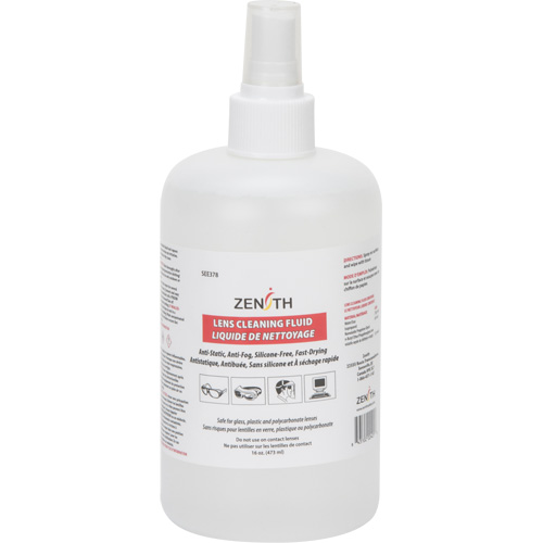 Nettoyant antibu&eacute;e pour lentilles, 473 ml - Produits de sécurité Zenith 