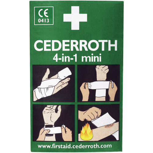Cederroth 4-in-1 Bloodstopper, 5" L x 3" W -  