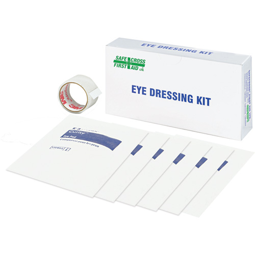 Dressing Kit (6 Pads, Tape), Eye, Class 1 - Safecross 02537