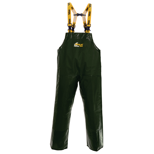 Bristol Bay Bib Pants, Medium, Polyester/PVC, Grey - Viking 7110P-M
