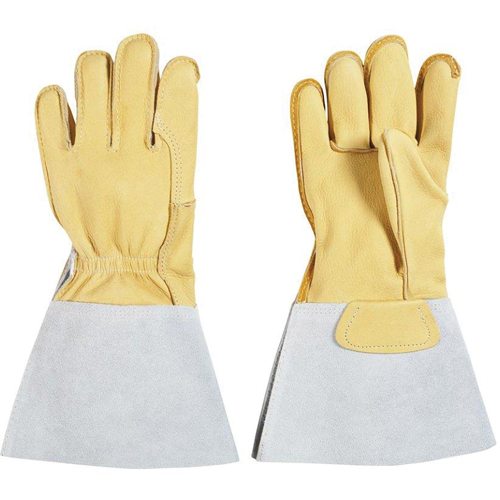 Gants de soudage, Cuir fleur de vache, Taille Petit - Natpro 7-9510-1-S