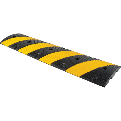 Speed Bump, Rubber, 4' L x 11-3/4" W x 2" H - Zenith Safety Products 